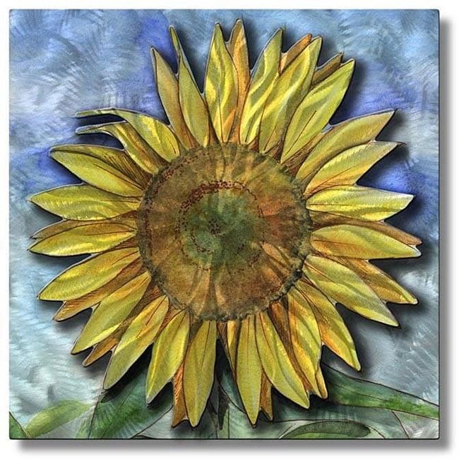 Featured Photo of Metal Sunflower Wall Art