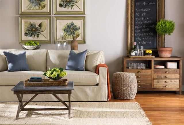 Atwood Slipcover Sofa – Transitional – Living Room – Boston – Throughout Boston Interiors Sofas (Photo 16 of 20)