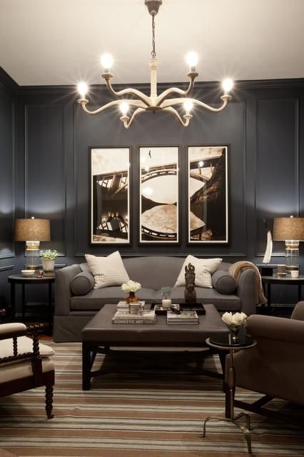 Bachelor Pad – Contemporary – Family Room – Baltimore – Within Wall Art For Bachelor Pad Living Room (Photo 6 of 20)