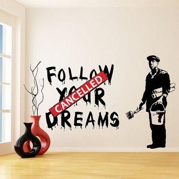 Banksy Vinyl Wall Decal Helicopter With From Deliciousdeals On Pertaining To Street Wall Art Decals (Photo 20 of 20)
