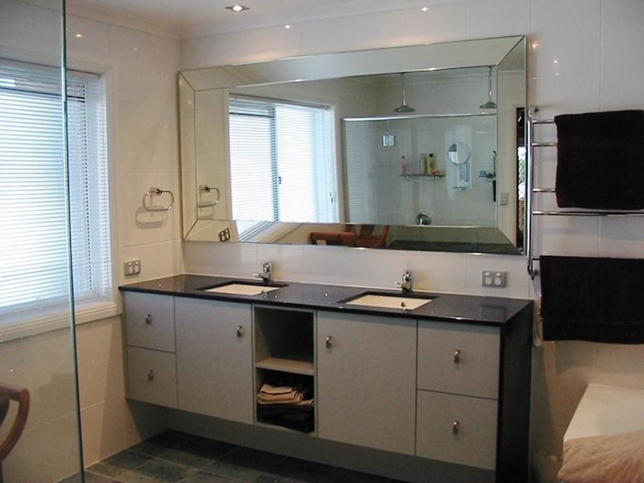 Bathroom Cabinets : Top Bathroom Wall Mirrors Framed Bathroom With Regard To Bevelled Bathroom Mirrors (View 1 of 20)