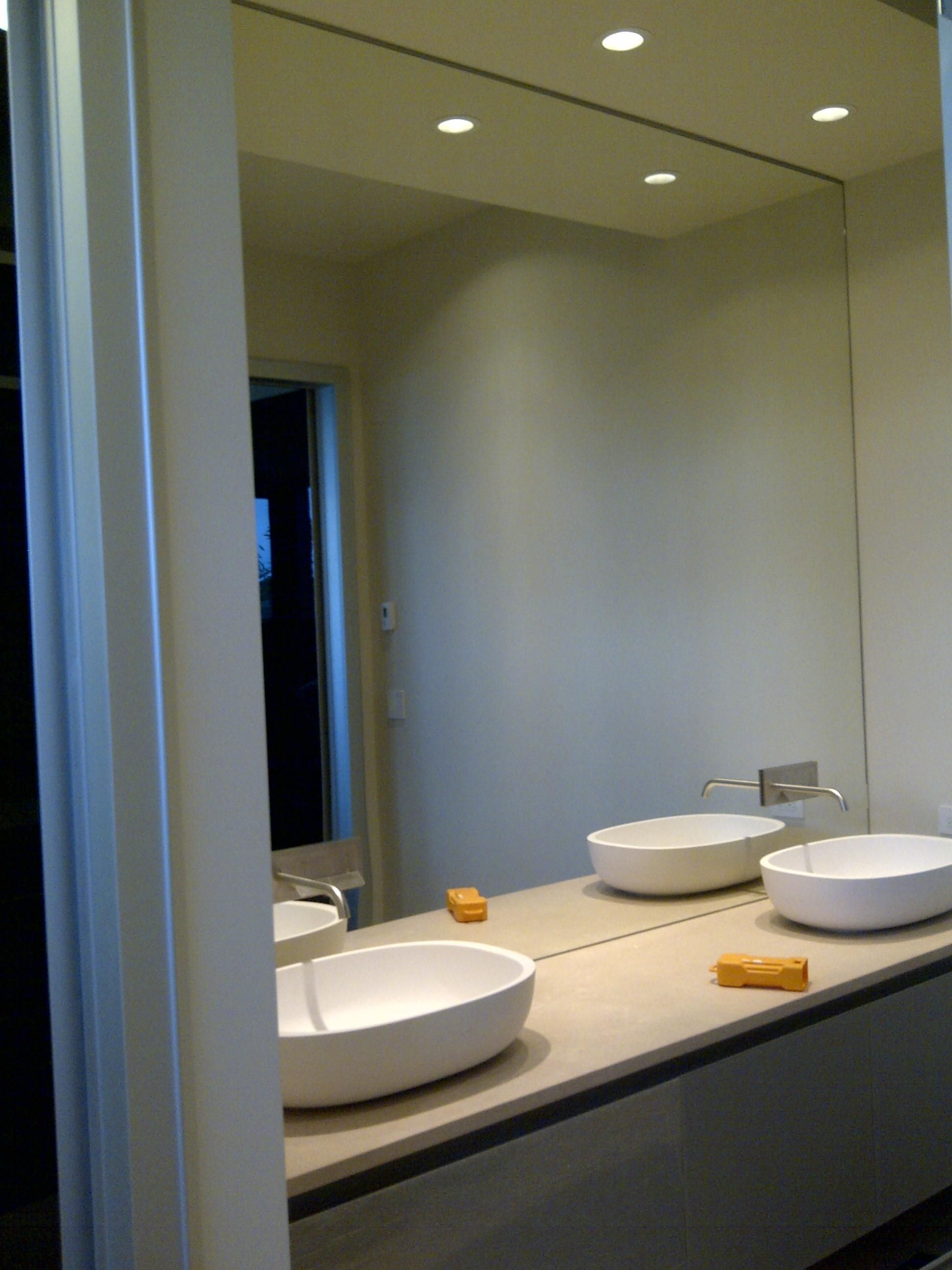 Bathroom: Elegant Bathroom Decor With Large Framed Bathroom Inside Large Framed Bathroom Wall Mirrors (Photo 3 of 20)