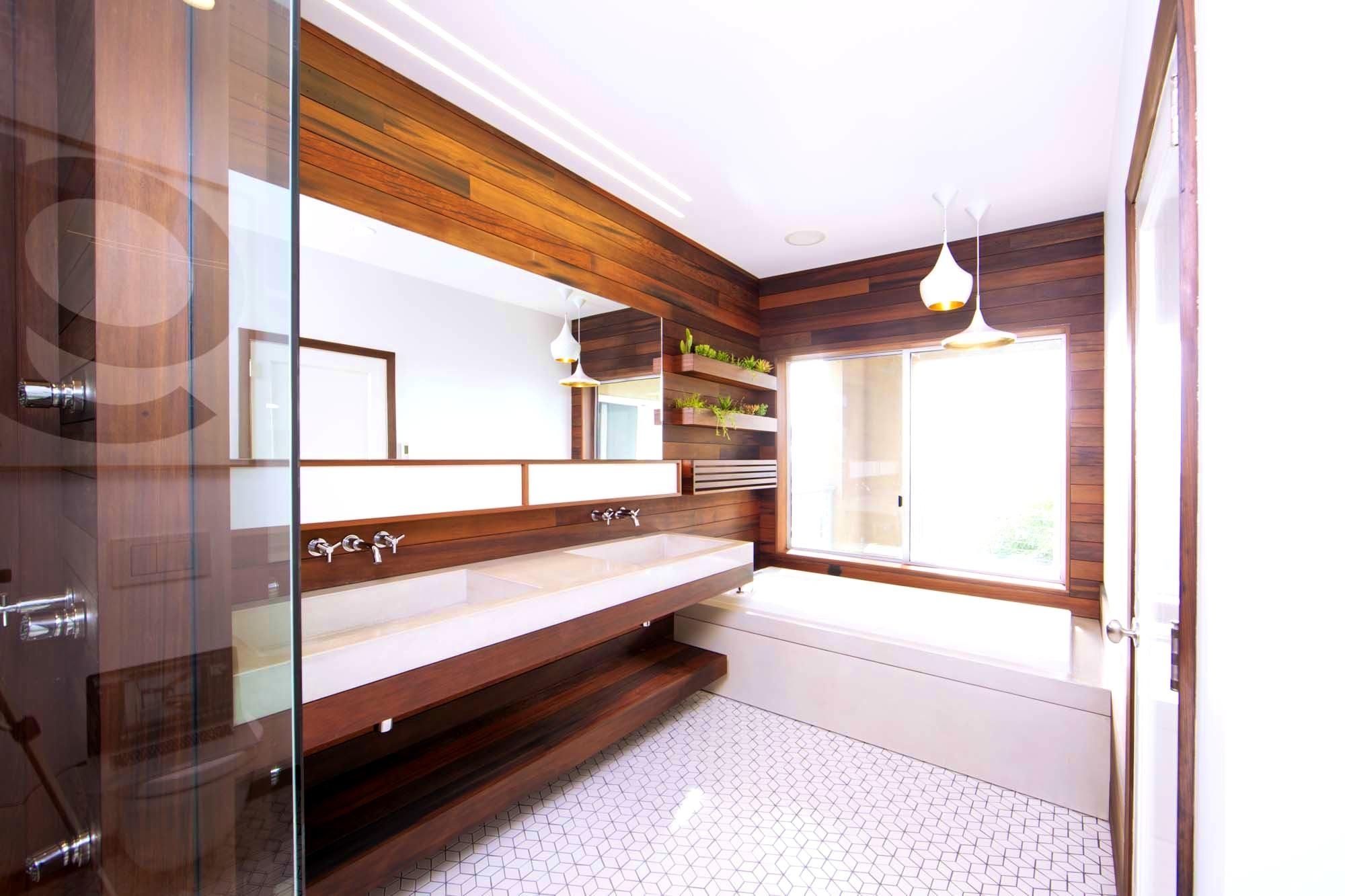Bathroom : Inspiring Wooden Bathroom Interiors Mat Dark Japanese Throughout Denver Custom Mirrors (View 4 of 20)