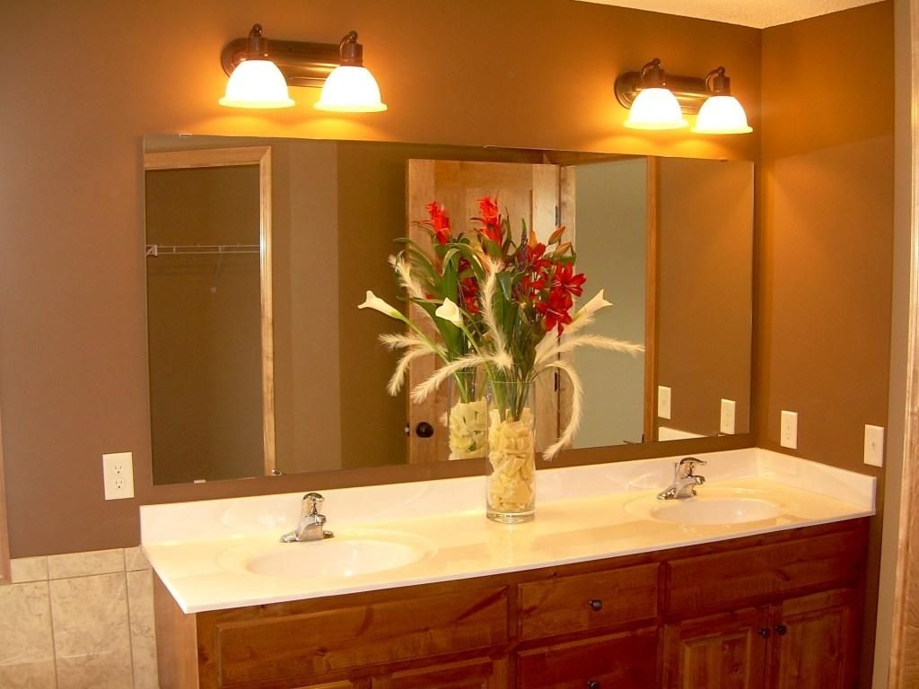 Bathroom : Large Bathroom Vanity Mirrors 32 Round Wall Mirror Throughout Bathroom Mirrors Lights (Photo 20 of 20)