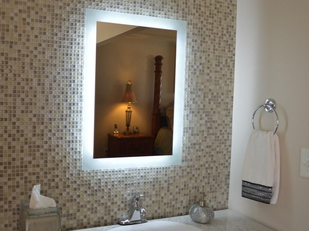 Bathroom : Lighted Bathroom Mirror 28 Light Up Vanity Mirror Within Lighted Vanity Mirrors For Bathroom (View 20 of 20)