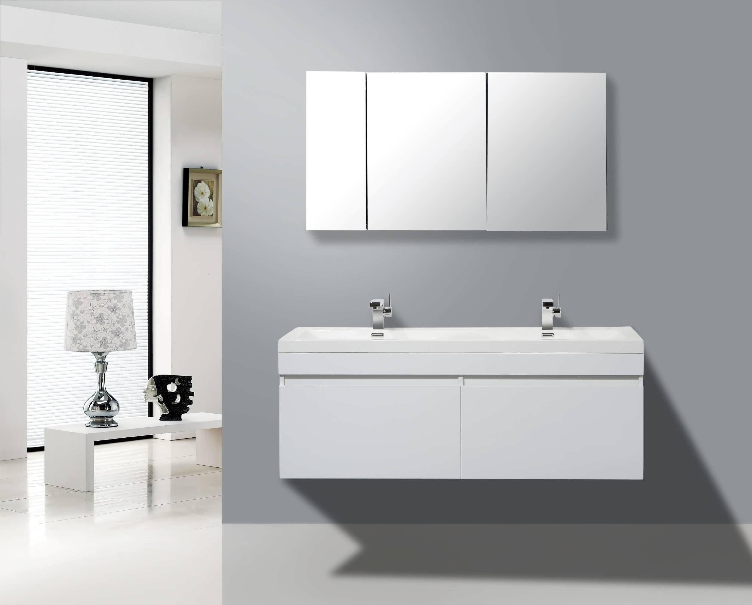 Bathroom : Mirror Panels 3 Mirror Bathroom Vanity Custom Mirrors With Regard To Custom Mirrors For Sale (Photo 15 of 20)