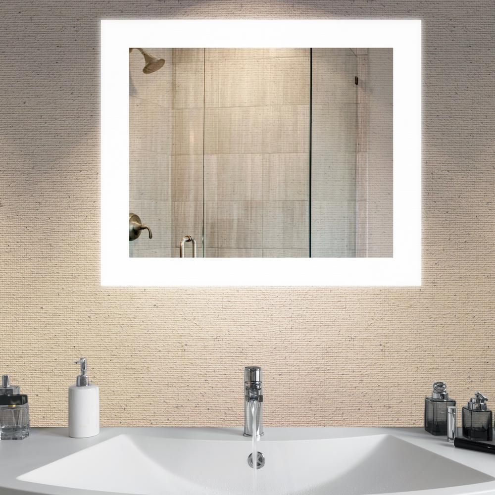 Bathroom Mirrors – Bath – The Home Depot With Regard To Bathroom Vanities Mirrors (Photo 9 of 20)