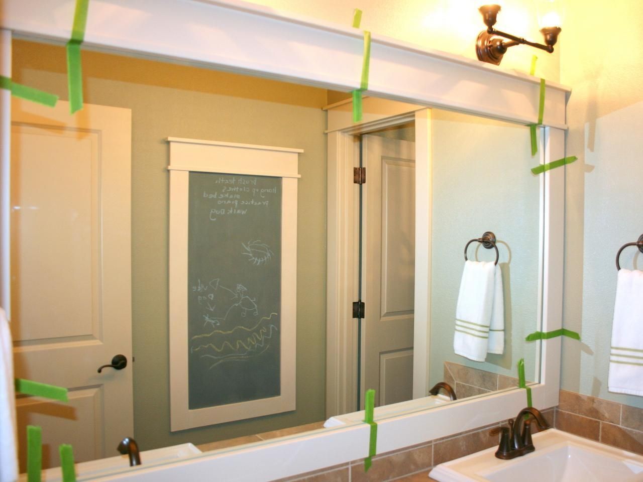 Bathrooms Design : Bathroom Framed Mirrors Round Bathroom Mirrors For Large Framed Bathroom Wall Mirrors (View 5 of 20)