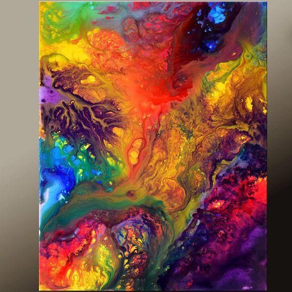 Best 25+ Abstract Canvas Art Ideas On Pinterest | Abstract Canvas With Regard To Colorful Abstract Wall Art (View 10 of 20)