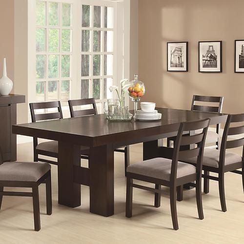 Best 25+ Dark Wood Dining Table Ideas On Pinterest | Dark Dining With Latest Dark Solid Wood Dining Tables (View 3 of 20)