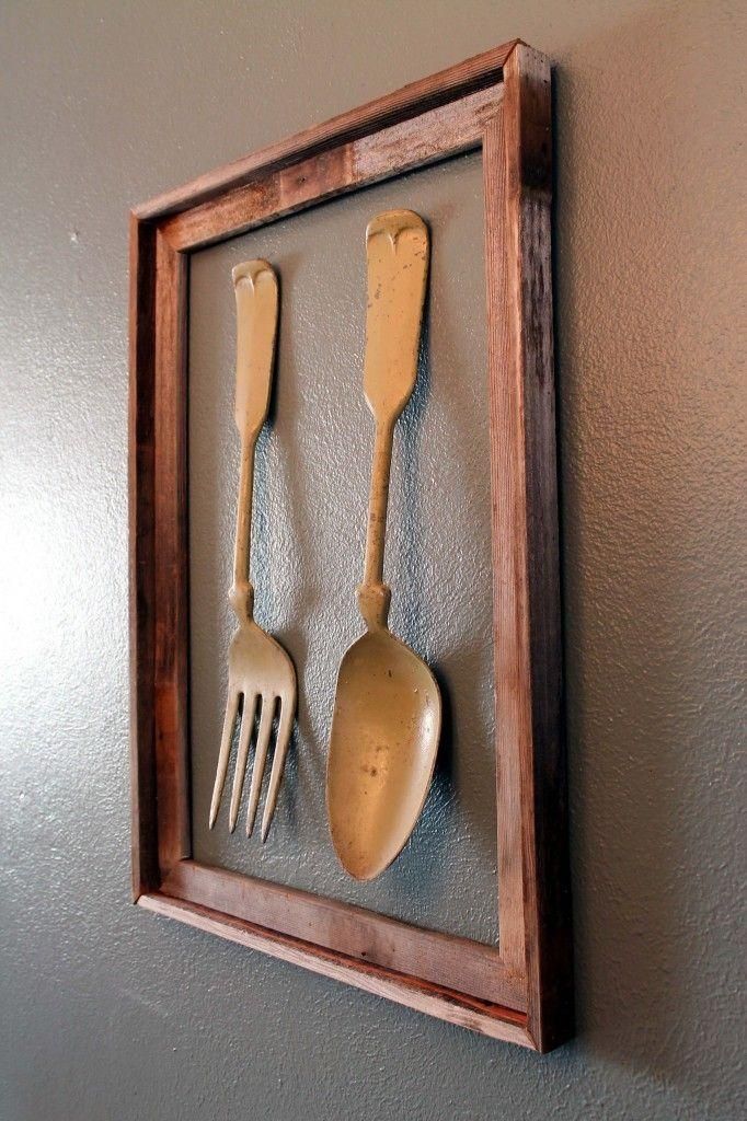 Best 25+ Fork Spoon Wall Decor Ideas On Pinterest | Chalkboard For Throughout Silverware Wall Art (View 6 of 20)