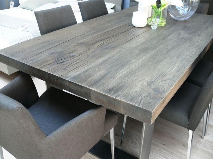Best 25+ Gray Dining Tables Ideas On Pinterest | Gray Dining Rooms With Regard To Most Current Grey Dining Tables (View 1 of 20)