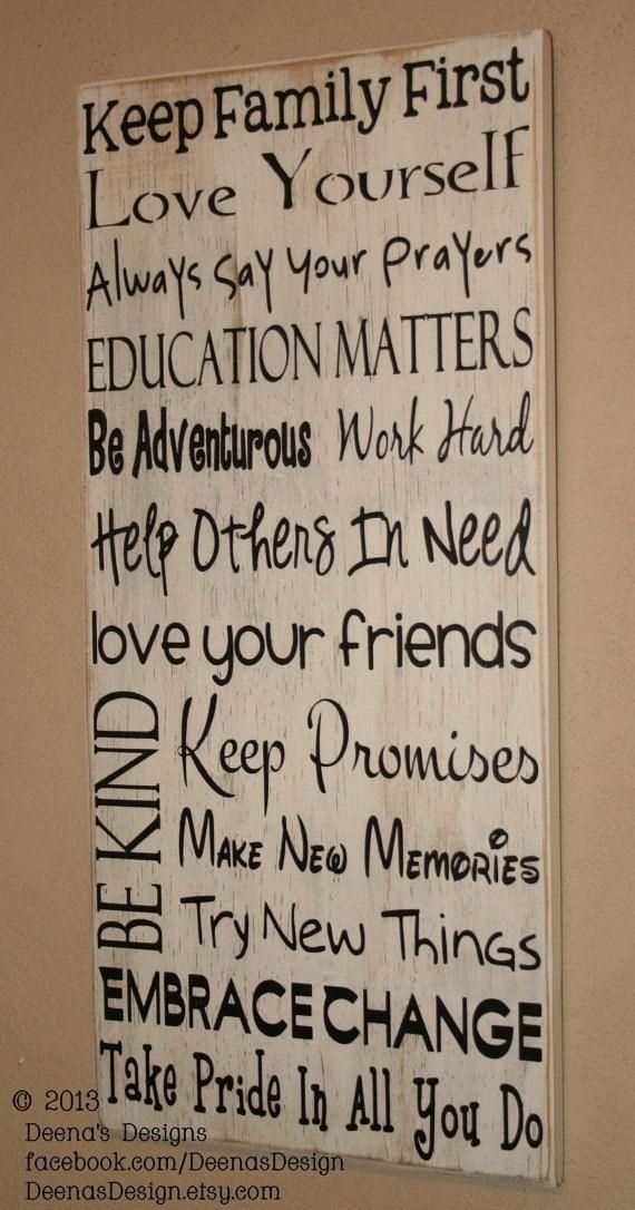 Best 25+ House Rules Sign Ideas On Pinterest | Family Rules Sign With Family Rules Canvas Wall Art (Photo 8 of 20)