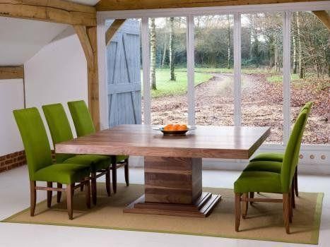 Best 25+ Large Dining Tables Ideas On Pinterest | Large Dining Intended For 2017 Square Oak Dining Tables (View 18 of 20)