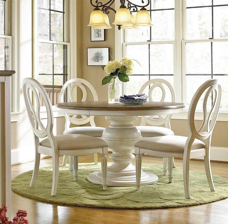 Featured Photo of Round Extendable Dining Tables and Chairs