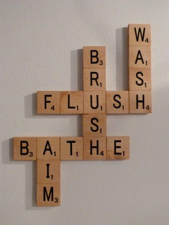 Best 25+ Scrabble Wall Ideas On Pinterest | Scrabble Art, Scrabble Within Art For Bathrooms Walls (Photo 15 of 20)