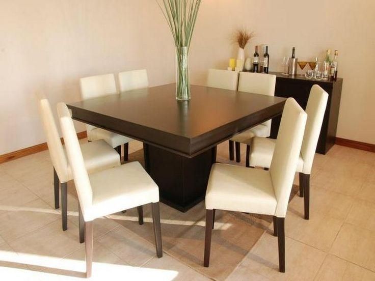 Best 25+ Square Dining Tables Ideas On Pinterest | Large Dining In Most Recently Released Dining Tables For Eight (View 3 of 20)