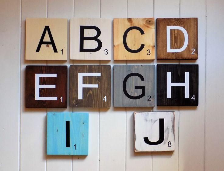 Best 25+ Wooden Scrabble Tiles Ideas On Pinterest | Box Frames With Scrabble Letters Wall Art (View 9 of 20)