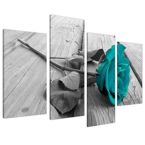 Featured Photo of Black and Teal Wall Art