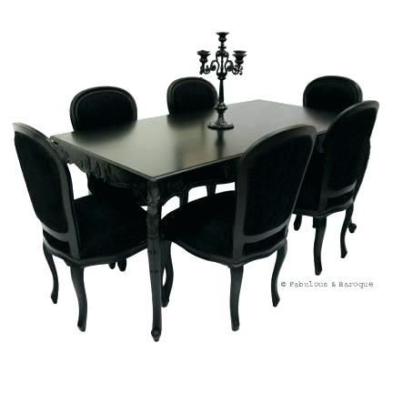 Black Gloss Extending Dining Table And Chairs Arctic White Intended For Recent Extendable Dining Tables 6 Chairs (Photo 18 of 20)