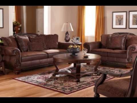 Bradington – Truffle Living Room Setashley Furniture – Youtube Pertaining To Bradington Truffle (View 7 of 20)