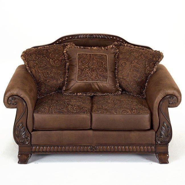 Bradington – Truffle Loveseat Signature Designashley Furniture With Bradington Truffle (View 3 of 20)