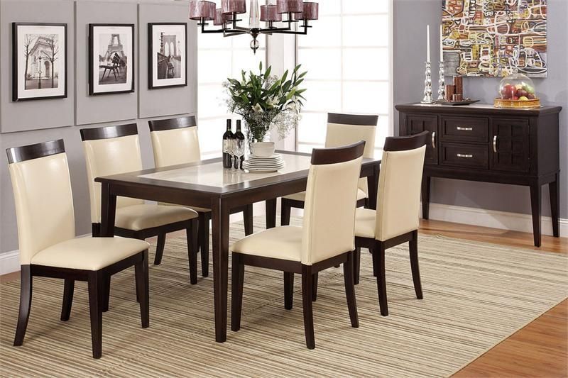 Breakfast Table And Chairs For 6 | Eva Furniture In Most Recent Dining Tables And Chairs (View 19 of 20)
