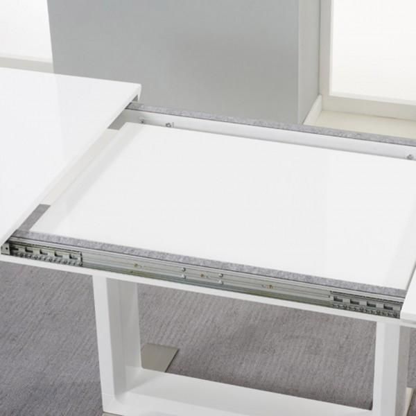 Buy Tula Extending White High Gloss Dining Table | £55 Off With Pertaining To Most Recent High Gloss White Extending Dining Tables (View 15 of 20)