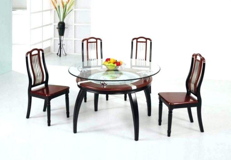 Cheap Black Glass Dining Table And 4 Chairs Glass Dining Table And With Recent Black Glass Dining Tables And 4 Chairs (View 15 of 20)