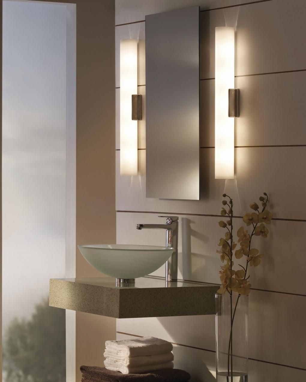 Collection In Bathroom Mirror Lighting Ideas With Bathroom Pertaining To Bathroom Lighting And Mirrors (Photo 13 of 20)