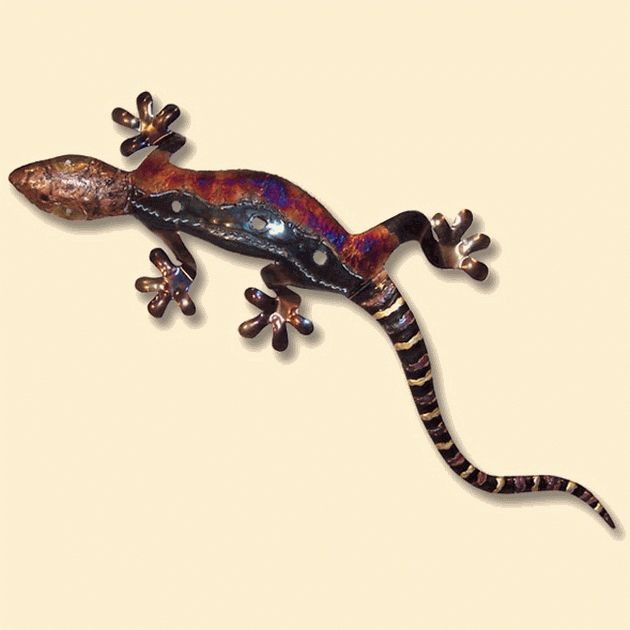 Copper Dripped Gecko Metal Wall Art – Extra Extra Large With Gecko Outdoor Wall Art (View 13 of 20)