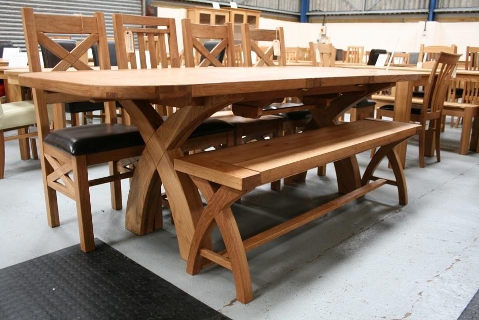 Country Oak Furniture | Rustic Oak Dining Table Furniture – Oak Within Most Popular Oval Oak Dining Tables And Chairs (View 20 of 20)