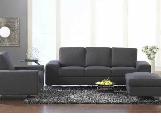 Dania – Fabric Sofas – Oregon Sofa Anthracite | Furniture Inside Plummers Sofas (View 10 of 20)