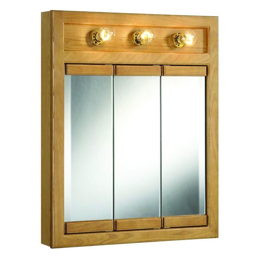 Design House Richland 24 In. W X 30 In. H X 5 In. D Framed 3 Light Within 3 Door Medicine Cabinets With Mirrors (Photo 7 of 20)