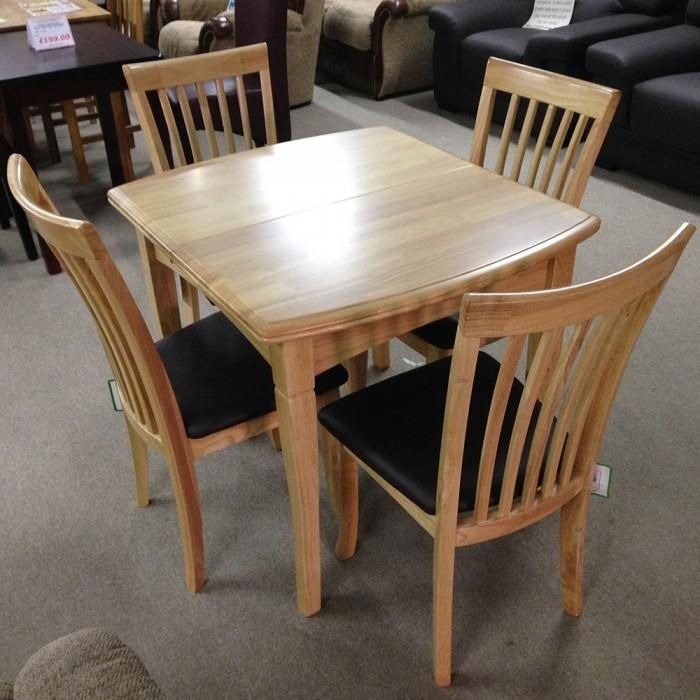 Featured Photo of Extending Dining Tables and 4 Chairs