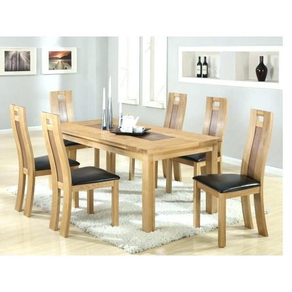 Dining Tables With 6 Chairs – Mitventures.co Inside Most Popular Oak Dining Tables With 6 Chairs (Photo 9 of 20)