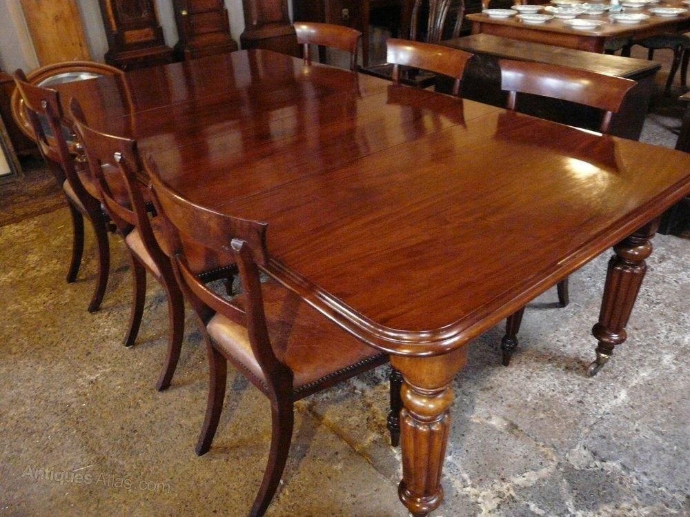 Early Victorian Mahogany Dining Table – Antiques Atlas Intended For Recent Mahogany Extending Dining Tables And Chairs (View 13 of 20)