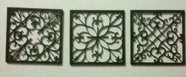 Easy Diy Iron Wall Art!: 6 Steps (With Pictures) Within Inexpensive Metal Wall Art (Photo 1 of 20)