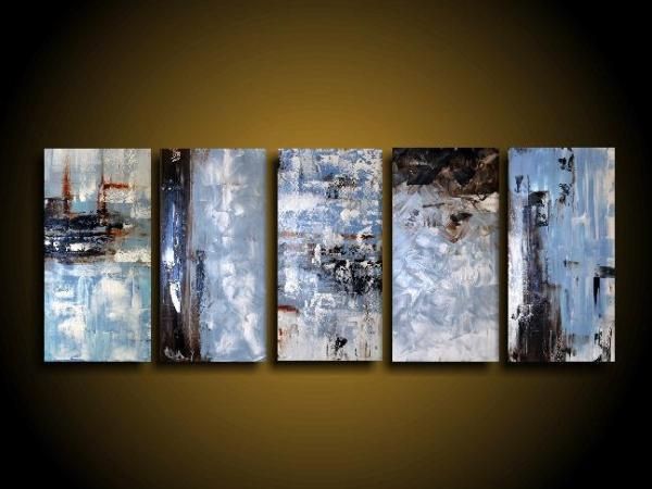 Extra Large Abstract Art Modern Painting Wall Art Blue Painting With Regard To Extra Large Contemporary Wall Art (Photo 10 of 20)