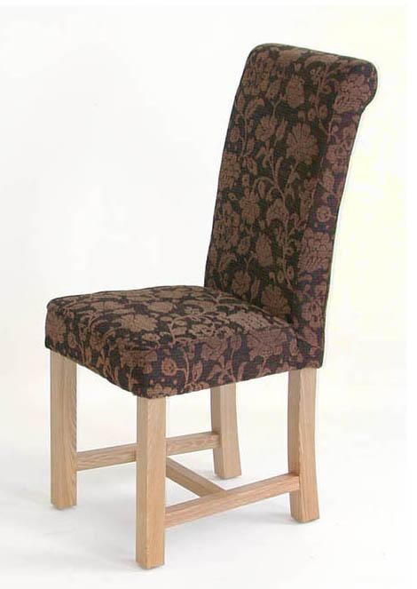 Fabric High Back Dining Chairs | Home Design In Most Popular Oak Fabric Dining Chairs (View 11 of 20)