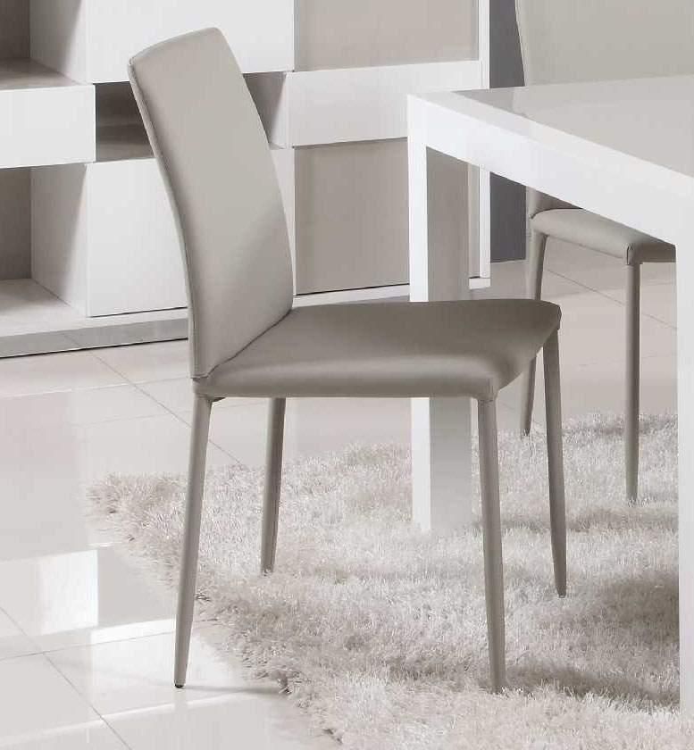 Fantastic Gray Leather Dining Chairs With Dining Chair Dark Grey Regarding Grey Leather Dining Chairs (View 16 of 20)