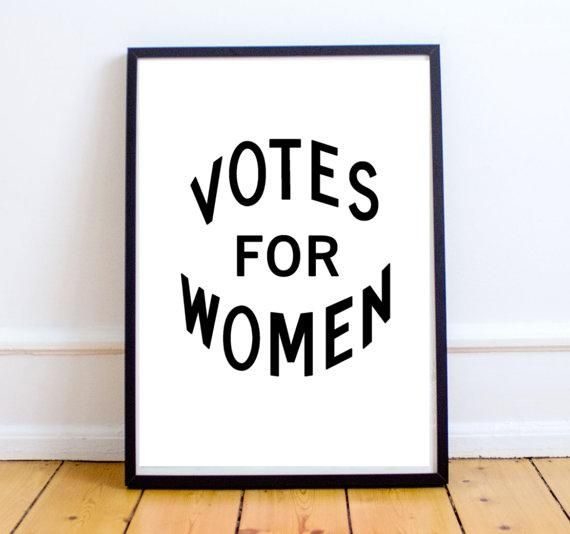 Feminist Wall Art Print: Historical Votes For In Feminist Wall Art (View 2 of 20)