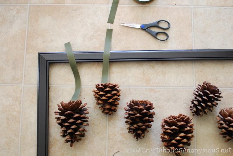 Framed Pine Cones Within Pine Cone Wall Art (View 16 of 20)