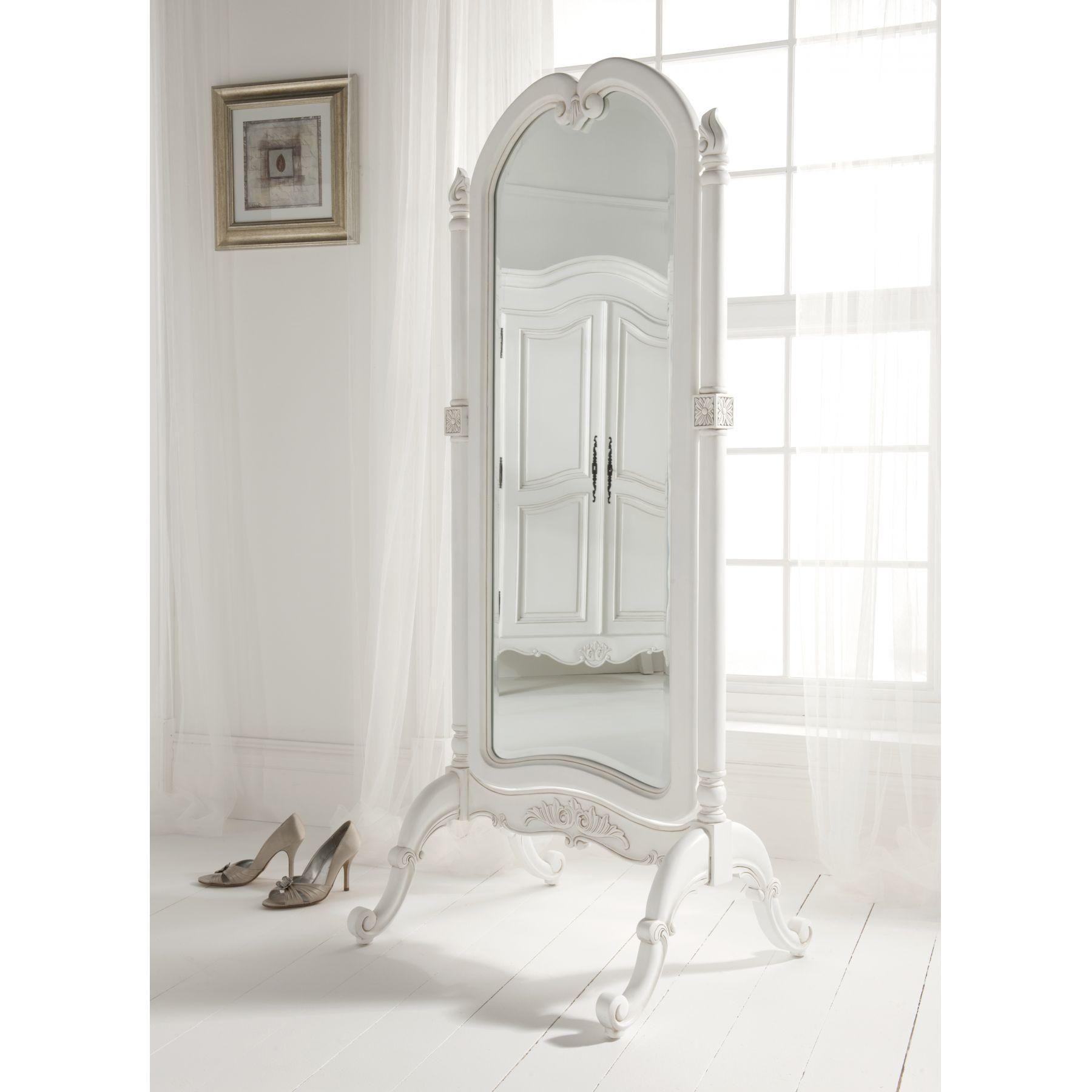 Furniture: Charming Cheval Mirror Jewelry Armoire Ideas Regarding Free Standing Bedroom Mirrors (View 5 of 20)