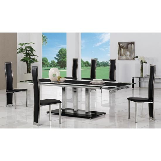 Glass Dining Table And 8 Chairs | Furniture In Fashion With Latest 8 Seater Dining Tables And Chairs (View 15 of 20)