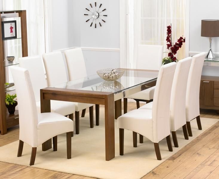 Glass Dining Table And 8 Chairs » Gallery Dining In 2017 Dining Tables And 8 Chairs Sets (View 18 of 20)