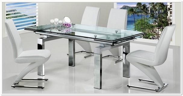Glass Extendable Dining Table | Kobe Table Regarding 2018 Glass Extendable Dining Tables And 6 Chairs (View 15 of 20)