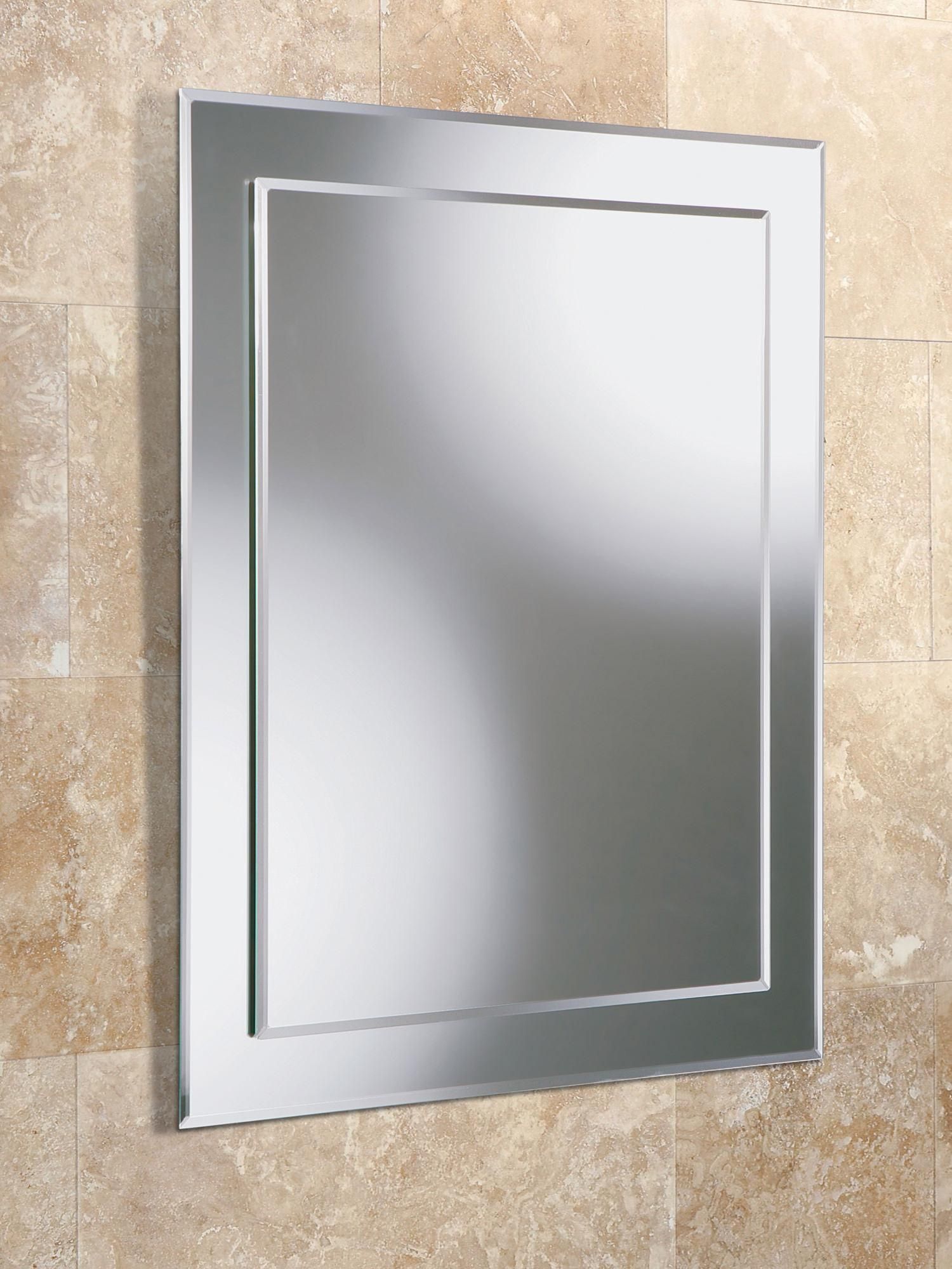 Hib Olivia Rectangular Bevelled Mirror On Mirror 400 X 600Mm Throughout Bevelled Bathroom Mirrors (View 9 of 20)