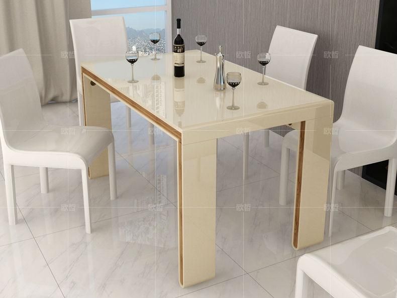Featured Photo of Cream High Gloss Dining Tables