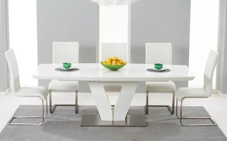 High Gloss Dining Table Sets | Great Furniture Trading Company In Newest White High Gloss Dining Chairs (View 15 of 20)